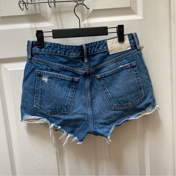GRLFRND helena high rise cut off shorts jean blue Jean shorts 28 - Picture 9 of 10